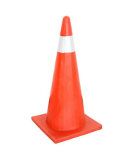 CONO  NARANJA DE 71 CM. CON REFLEJANTE