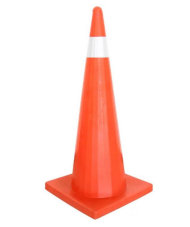 CONO  NARANJA DE 91 CM. CON REFLEJANTE