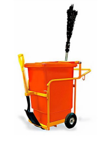 BARRENDERO CON ARMAZON TUBULAR PALA Y ESCOBA